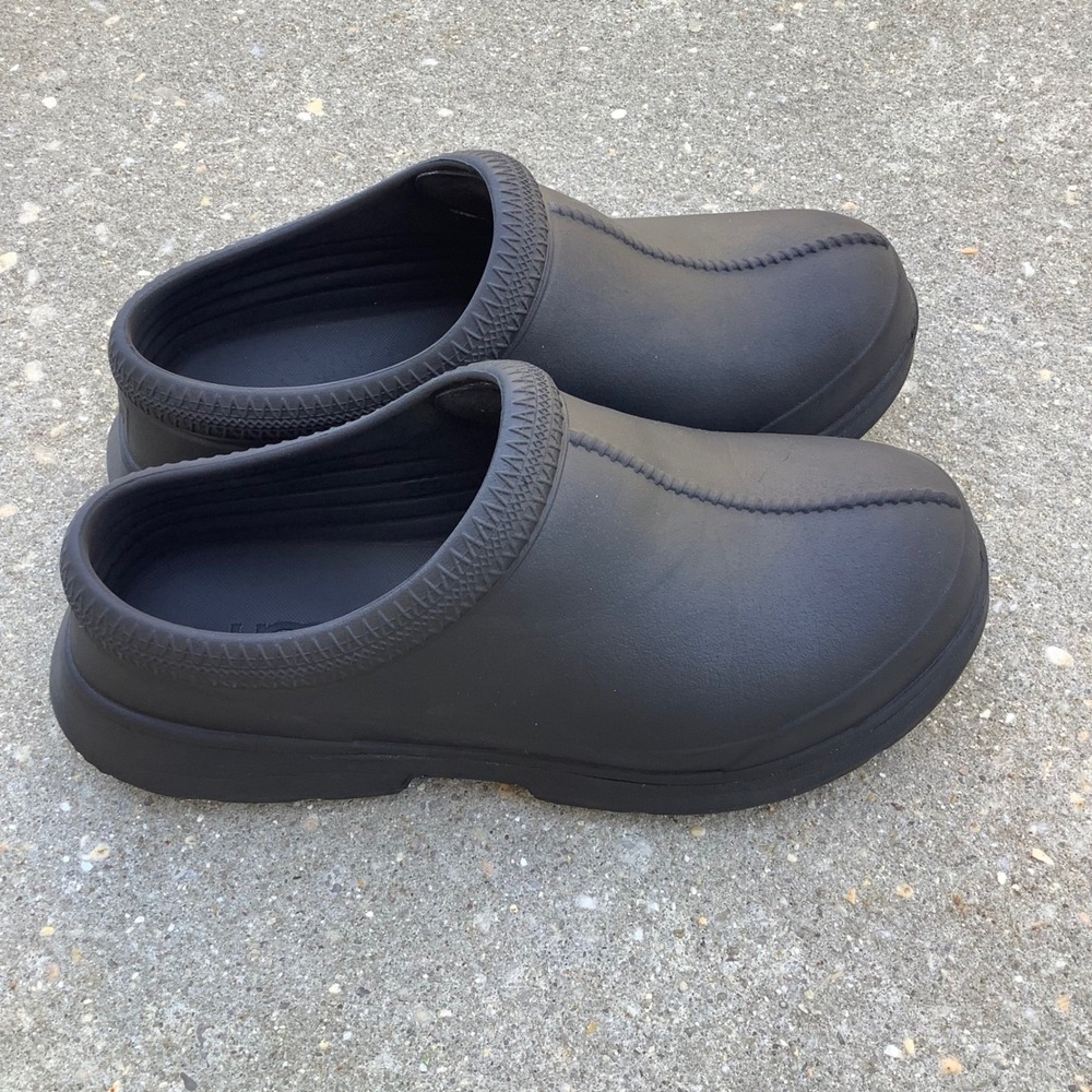 UGG Tasman Regen Clogs Black Water Resistant EVA Slip On W 9 Shoes 1144055